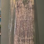 Light Blue Formal Dress Size M Photo 3