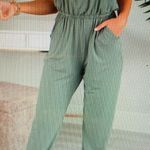 Mint Julep Green Jumpsuit  Photo 0