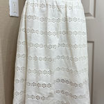 Cremiux Cremieux ivory color lace skirt  size 6 Photo 0