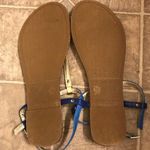 Limited Edition sandals blue & gold Brown Size 10 Photo 2