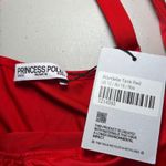 Princess Polly  NWT Red Wandella Spaghetti Strap Adjustable Crop Tank Top 12‎ Photo 4