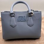 Steve Madden Designer Trendy Fashion Bmickey Satchel Blue 10" x 7.5" x 4" Photo 6