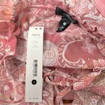 AQUA Chiffon Printed Tiered Maxi Dress, Pink Multi Size S New w/Tag Retail $118 Photo 11