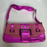 wilson's leather  Maxima Y2K metallic‎ pink shoulder bag Photo 0