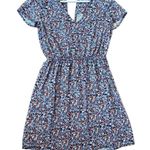 Gap floral short sleeve vneck dress size small petite Photo 8