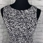 Jessica Howard fit and flare print dress sleeveless B&W sz 4P Photo 4