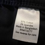 Croft & Barrow  Women’s Shorts XL linen Blend Navy Blue Photo 3