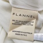 Flannel Australia Linen Shorts Size S Coastal Resort Clean Girl Summer Minimal White Photo 8