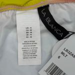 La Blanca Bikini Bottoms Size 6 NWT Sunscape Hipster Shirred Swim UPF50 Colorful Photo 5