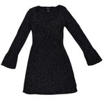 White House | Black Market WHBM Long Sleeve Glitter Sparkle Sweater Dress Small Photo 1