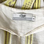 Devotion Twins Belted Mini Wrap Dress Brown Lime Green Off White Size Small Photo 5