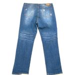 L&B  Lucky & Blessed Womans Blue Distressed Jeans Size 22 Photo 3