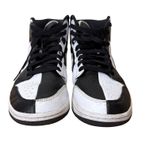 Air Jordan 1 Mid Split Black White Colorway Basketball Sneakers Women's 10 Photo 1