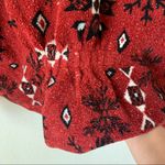 Tsunami Canada Snow Flake Tribal Jacket Red Size M Photo 2