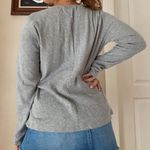 Jones New York  long sleeve grey thermal top Photo 2