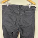 Old Navy Jeans Womens 14 Short Black Power Slim Straight Mid Rise Stretch Denim Photo 4