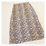 American Eagle  Snake Print Midi Straight Skirt Photo 6
