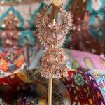 Pink Rose Gold Earrings Photo 1