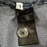 Anthropologie Pilcro Button Front Denim Pinafore Midi Dress Size Large Photo 10