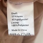 Petal and Pup  Farley Strapless Maxi Dress Rose Gold Stripe Metallic Party Formal Photo 13