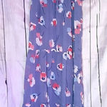 Jessica Simpson  Floral Maxi Dress in Blue with Spaghetti straps Photo 0