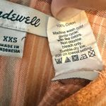 Madewell XXS Morningview tie sleeve button front v neck blouse top TB 2789 Photo 5