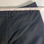 Talbots 100% Italian Wool Black Pants Made in USA Fully Lined Trouser Size 4P Photo 6