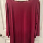 Joan Rivers size 1X cranberry color tunic top Photo 1