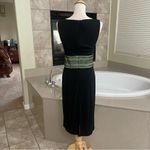 Kay Unger  black With Lace Overlay cocktail /evening dress size 4 New Years Lined Photo 1