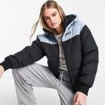 Vans Hard Rain MTE Puffer Jacket Black And Blue Photo 1