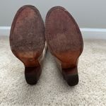 Frye Women’s Tall Beige Leather Heeled Boots Photo 10