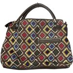 Relic  Shoulder Bag 13x10x2.5 Colorful Stained Glass Pattern Logo Charm‎ Colorful Photo 3