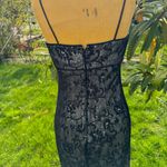 Vintage 90s Morgan and Co. By Linda Bernell Elegant Evening Sexy maxi dress M Blue Photo 5