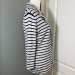 Cyrus  Gray Black Striped Knit Blazer Cardigan Size L Photo 5