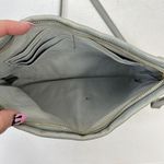 Fossil Piper Crossbody Bag Gray Blue Pebbled Leather Zip Top Purse Pockets Photo 4