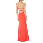 Love by Theia Mermaid Gown Coral Womens Size 10 Photo 2