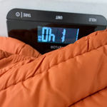 Cliffs Orange Rust Hooded Puffer Jacket Women's Medium Quilted Zip Front Lined Photo 11