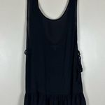 Chelsea28 Black Tayla Side Tie Cover-Up Mini Dress Photo 3