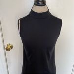 Cynthia Rowley  Womens Mocked Neckline Black Dress Size 4 Sleeveless Stretch Photo 6