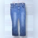 COPPER FLASH Women’s Paisley Embellished Embroidered Curvy Bootcut Jeans Blue Size 12 Photo 2