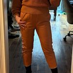 Genuine Sheepskin Leather Pull On Pants in Caramel XS Brown Photo 8