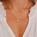 Gorjana  Bespoke Kara Padlock Necklace Photo 0