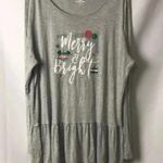 DISNEY PARKS SZ XXL MERRY & BRIGHT HOLIDAY SHIRT Black Photo 1