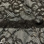 Black and Blue Lace Bow Mini Skirt Size L Photo 7