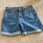 VERO MODA  Blue Jean Shorts High-Waisted Cuffed Photo 0
