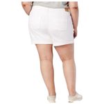 Levi's Strauss Size 28 Plus Size White Mid-Rise Skinny Shorts. New With Tags. Photo 1