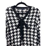 Brooks Brothers M Houndstooth Knit Sweater Long Sleeve Merino Wool Blend Preppy Photo 11