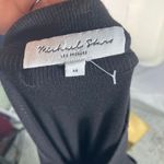 Michael Stars  Black Ribbed Tank Maxi Dress Size M Made‎ in USA Sleeveless Knit Photo 8