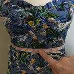 Wild Fable NWOT Blue Tropical Palm Beach Print Mini Dress New Photo 7