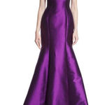 Theia Gazaar Sleeveless Illusion Lace Mermaid Gown 6 Purple Photo 1